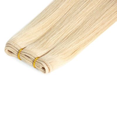WEFT-231008 Блондинка цвета волос расширения тканей прямой блондинка реми двойной тканевая машина