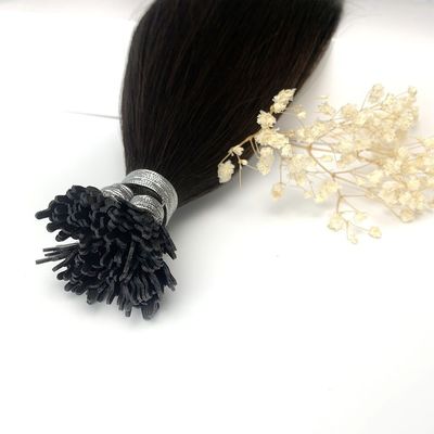 Бразильские девственные человеческие волосы Y Tip Dropshipping Hair Extension с двойным соотношением