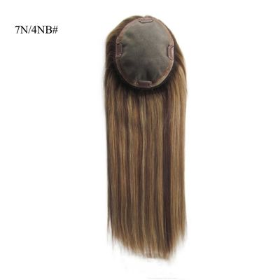 Remy Hair Человеческие волосы Моно Топер для тонких волос Женщины 0,300 кг Пакет валовой вес