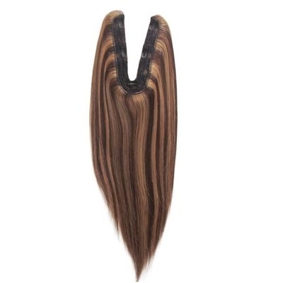 US Human Hair Topper Virgin Remy U Part Topper прямая текстура
