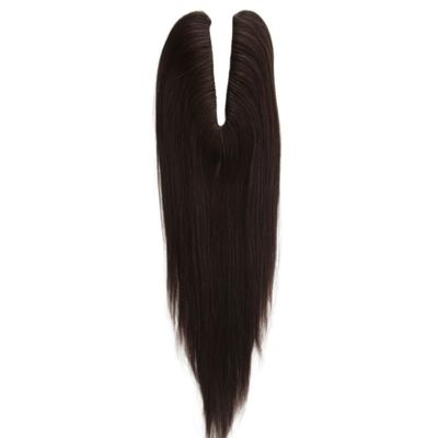 Человеческие волосы U Shape Topper V Shape Topper прямая текстура Пакет валовой вес 0,200 кг