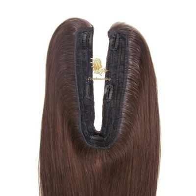 Человеческие волосы U Shape Topper V Shape Topper прямая текстура Пакет валовой вес 0,200 кг