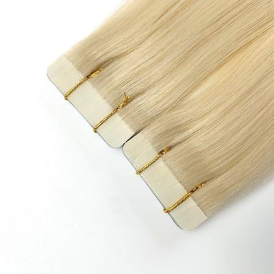 Европейский двойной русский человеческий волос лента Hair Extension Dyeable Pre-Bonded стиль