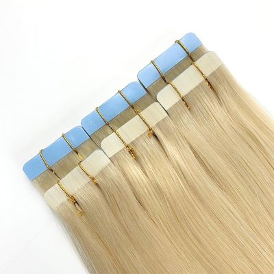 Европейский двойной русский человеческий волос лента Hair Extension Dyeable Pre-Bonded стиль