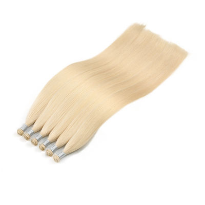 GW-20246 Remy Hair Seamless Weft невидимый русский гений ручные удлинители волос