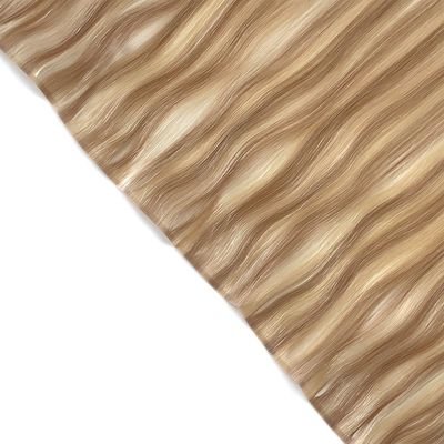 Remy Hair Dyeable PU Skin Weft /Tape Weft Extension с подчеркивающей лентой в удлинениях волос