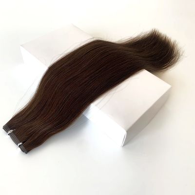 Muti Color Remy Hair Extensions 100% Перуанская плоская пряжа Человеческие волосы с кожаной пряжей PU