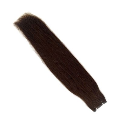 Muti Color Remy Hair Extensions 100% Перуанская плоская пряжа Человеческие волосы с кожаной пряжей PU