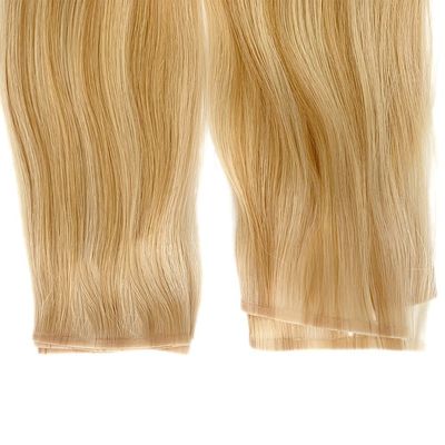 Русские двойные волосы человеческого волоса PU Skin Weft Extensions Straight Style