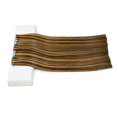 Полное описание 100 Virgin Remy Human Hair Tape Ins Расширения для предварительно скрепленной стильной ленты