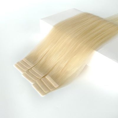 Remy Hair 100 Человеческие волосы лента в волосы расширения 200 упаковки / картонка Качество