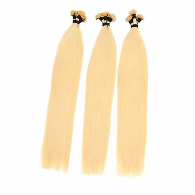 Remy European Hair Extensions Плоский наконечник прямые человеческие волосы