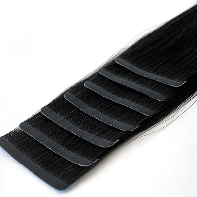 Невидимая бесшовная лента расширения волос Stick Пре-связанные бразильские волосы
