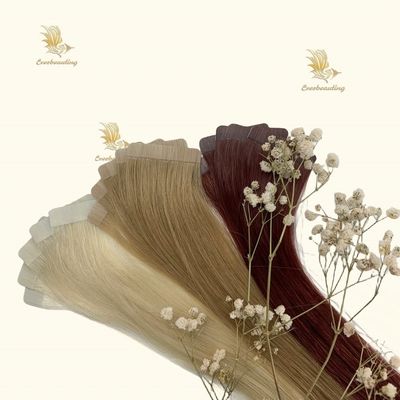 20 дюймовая Remy сырая лента для волос в расширениях волос 18 месяцев Жизнь долговечная и естественная