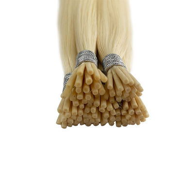 Предварительно скрепленная палочка I наконечник Hair Extensions Италия Сильное клеевое кутикулы нетронутые Remy Hair Grade