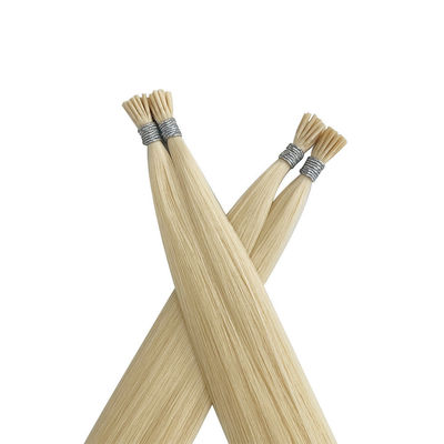 Предварительно скрепленная палочка I наконечник Hair Extensions Италия Сильное клеевое кутикулы нетронутые Remy Hair Grade