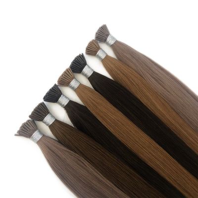 Итальянский кератиновый клей Bond I Tip Hair Extensions 100% человеческие волосы двойные волосы Remy