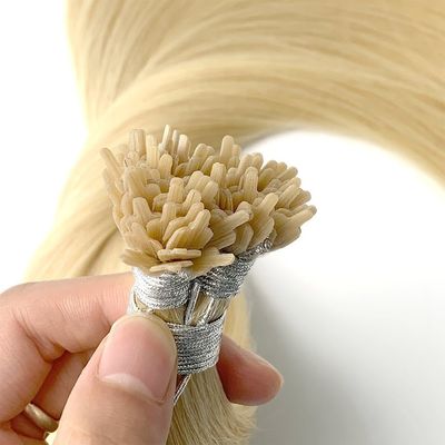 Полная оплата Кутикулы выровненная кератинная наконечник De Cabello человеческий Y наконечник расширения человеческих волос