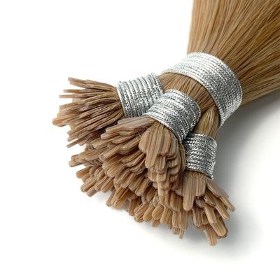 18-дюймовый Virgin Remy Thick End Keratin Fan Tip Hair Extension с валовым весом 0,300 кг.