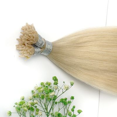 18-дюймовый Virgin Remy Thick End Keratin Fan Tip Hair Extension с валовым весом 0,300 кг.