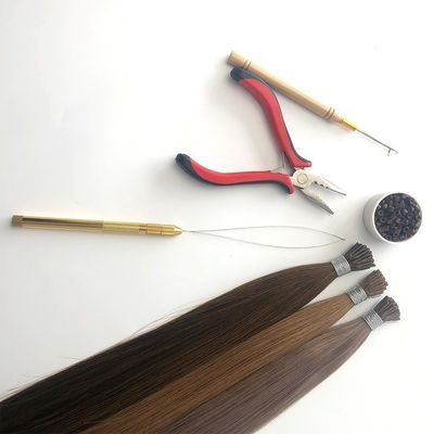 100% расширения человеческих волос Remy Russian I-Tip Muti-Color Удовлетворение гарантировано