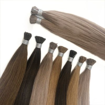 100% расширения человеческих волос Remy Russian I-Tip Muti-Color Удовлетворение гарантировано