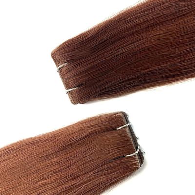 Remy Hair Камбоджийский продавец волос Темный цвет Кости прямые волосы Инвизи лента в расширениях