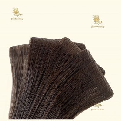 Remy Hair Камбоджийский продавец волос Темный цвет Кости прямые волосы Инвизи лента в расширениях