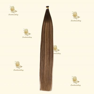 Естественный двойной рисунок Balayage цвет Мути-цвет прямой стиль Itip расширения человеческих волос