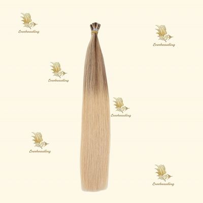 2024 Популярные цвета Balayage Двойные чертежи кератина I Tip Hair Extensions для реми волос