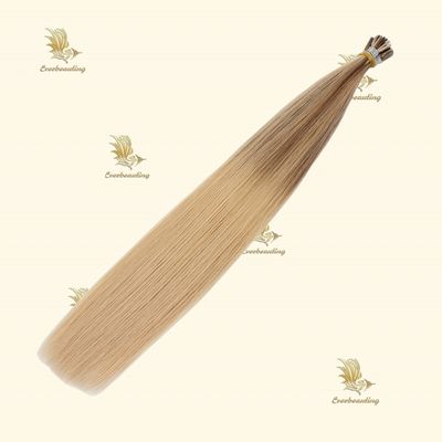 Двойной вытянутый балаж цвет итальянский кератин I Tip Hair Extensions для ваших требований