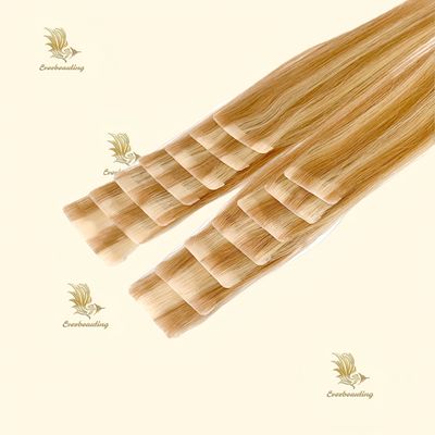 18/613 100% человеческие волосы Инъекционная лента Расширения волос Luxury Invisible Tape Highlight