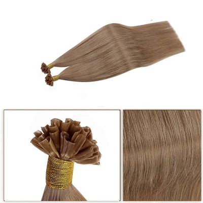 Everbeauting Лучший класс Блондинка Пре-Связанные Кератиновые Hair Extensions U/Nail Tip Remy Hair