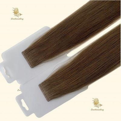 100% Remy Human Hair Slim Tape Extensions для женщин моды 20 шт/пакет Шелковистые прямые