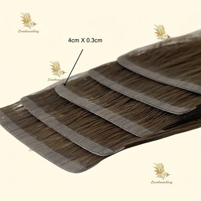 100% Remy Human Hair Slim Tape Extensions для женщин моды 20 шт/пакет Шелковистые прямые