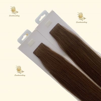 100% Remy Human Hair Slim Tape Extensions для женщин моды 20 шт/пакет Шелковистые прямые