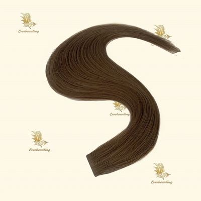 100% Remy Human Hair Slim Tape Extensions для женщин моды 20 шт/пакет Шелковистые прямые