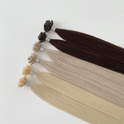 Никаких выпадений и двойного вытягивания реми волос кератин U Tip Hair Extension для красящихся волос