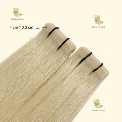Лента-240403 Расширения человеческих волос для Remy Virgin Slim Skin Weft
