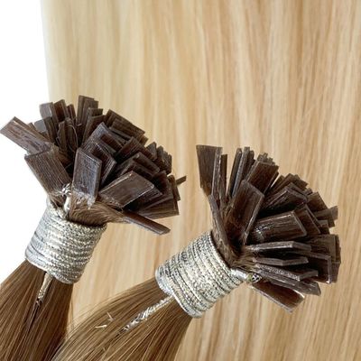 США Двойная протянутая пропорция плоский наконечник Реми девственницы Hair Extensions прямые кератинные человеческие волосы