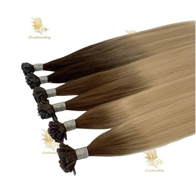 США Двойная протянутая пропорция плоский наконечник Реми девственницы Hair Extensions прямые кератинные человеческие волосы