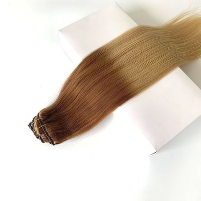 Bodywave Clip Ins 100% Remy Human Hair Extension Толстые концы для красительной текстуры волос