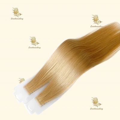 Прямая лента для удлинения волос Ombre Balayage Color Invisible OEM для прямого стиля
