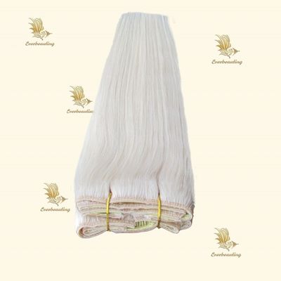 Яркие блондинки девственницы Extensiones De Cabello 150г/компьютер Возврат возврата на 30 дней