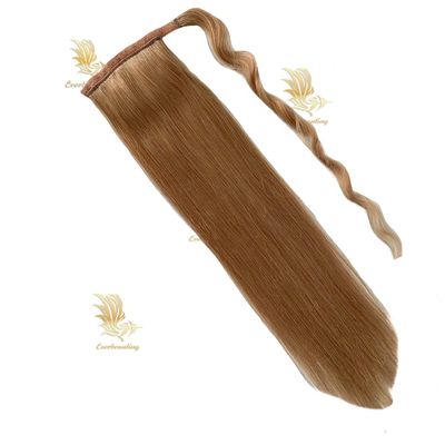 Лента-240527 Muti-Color Full Thick End Kinky Curly Ponytail Hair Extensions с мути-цветом