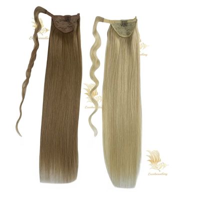 Remy Human Hair Ponytail Hairpiece 100% Необработанный бразильский Ориентировочное время доставки