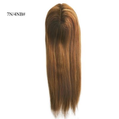 Remy Hair Человеческие волосы Моно Топер для тонких волос Женщины 0,300 кг Пакет валовой вес
