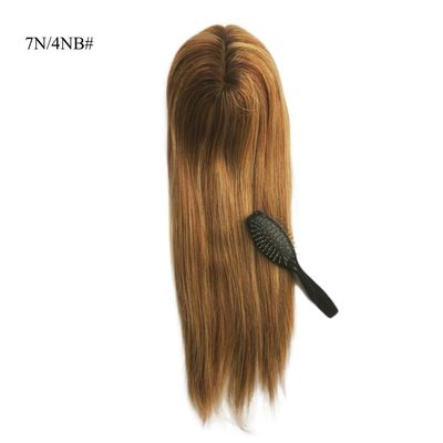 Remy Hair Человеческие волосы Моно Топер для тонких волос Женщины 0,300 кг Пакет валовой вес