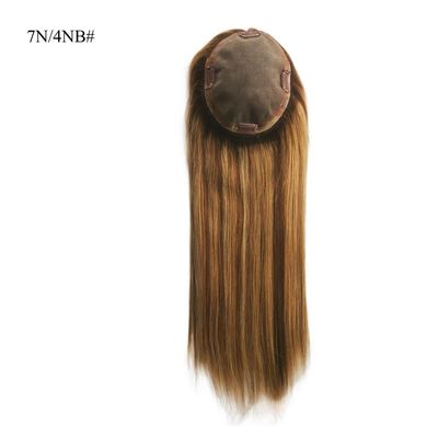 Remy Hair Человеческие волосы Моно Топер для тонких волос Женщины 0,300 кг Пакет валовой вес